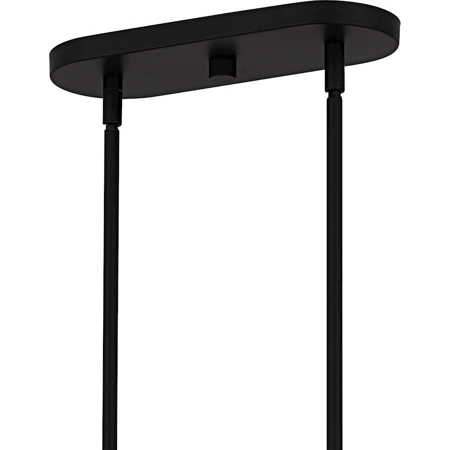 Cleo 3Light Island Light, Matte Black/Metal
