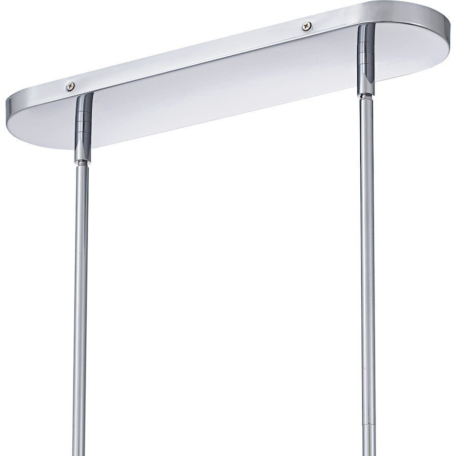 Gibson 5Lt Island Light, Polished Chrome/Clear Crystal