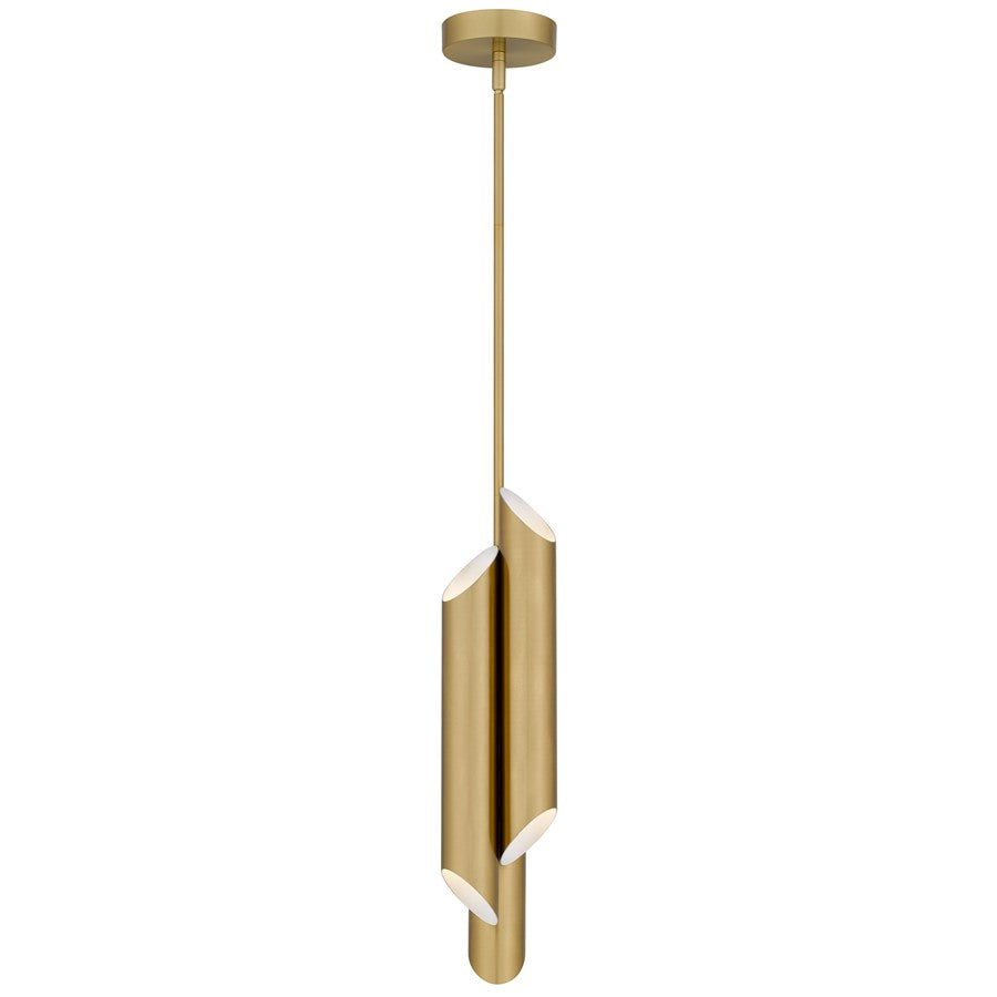 Quoizel Manelis Integrated LED Brushed Gold Mini, Brushed Gold - PCMAN1505BRG