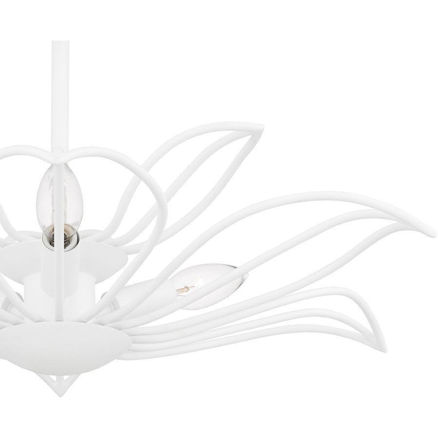 Tallulah 3Light Semi-Flush Mount, Sand White