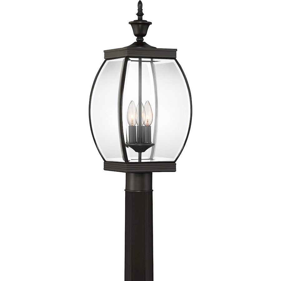 3 Light Oasis Outdoor Post Lantern, Medici Bronze