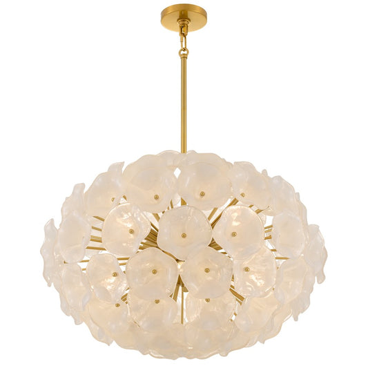 Quoizel Audrey 8-Lt Brushed Gold Pendant, Brushed Gold - AUD2828BRG