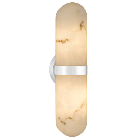 Quoizel Bree 2-Lt Wall Sconce, Polished Chrome - BREE8804C