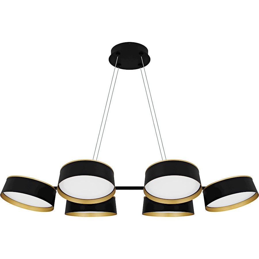 Byrnes Light Island Light, Matte Black/Metal