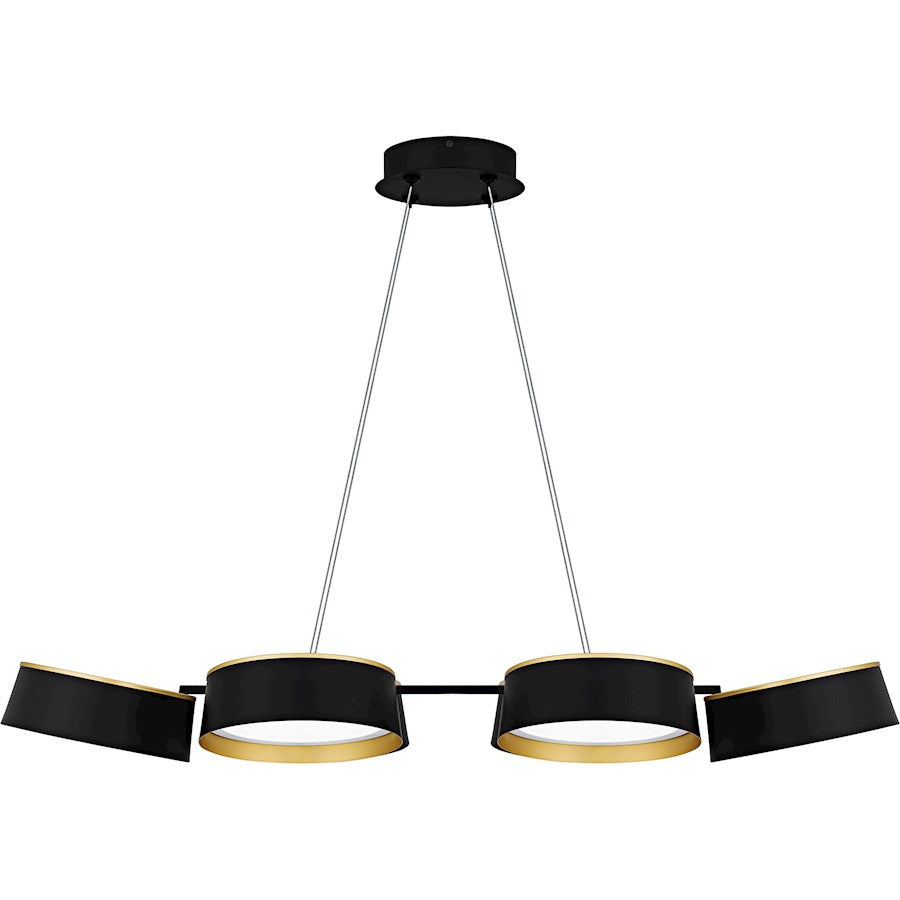 Byrnes Light Island Light, Matte Black/Metal