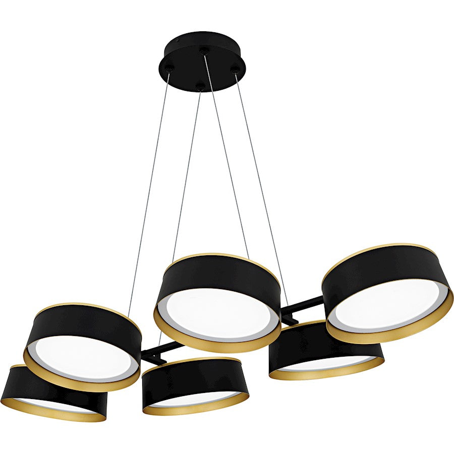 Byrnes Light Island Light, Matte Black/Metal