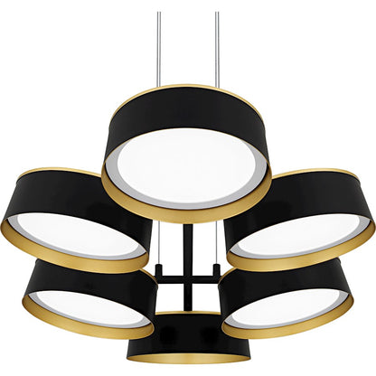 Byrnes Light Island Light, Matte Black/Metal