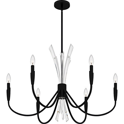 Cecily 6Light Chandelier, Matte Black