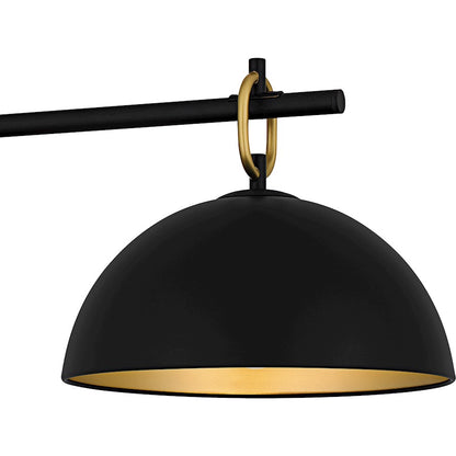 Cleo 3Light Island Light, Matte Black/Metal