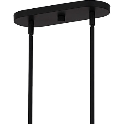 Cleo 3Light Island Light, Matte Black/Metal