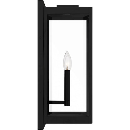 Eastover 2Lt Outdoor Lantern, Earth Black/Clear Beveled