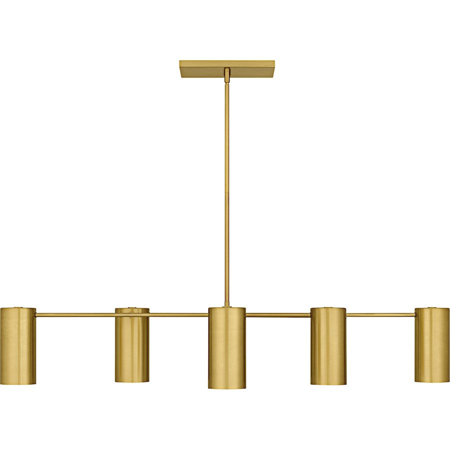 Foreland 6Light Island Light, Brushed Gold/Metal