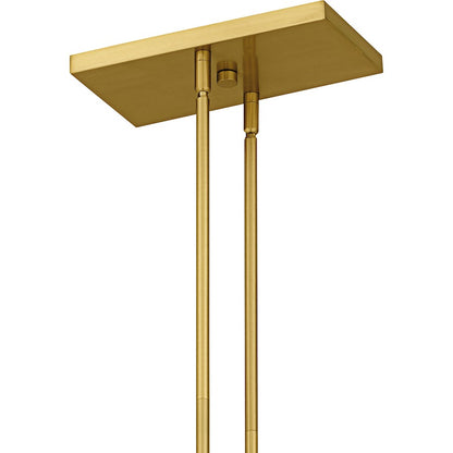 Foreland 6Light Island Light, Brushed Gold/Metal