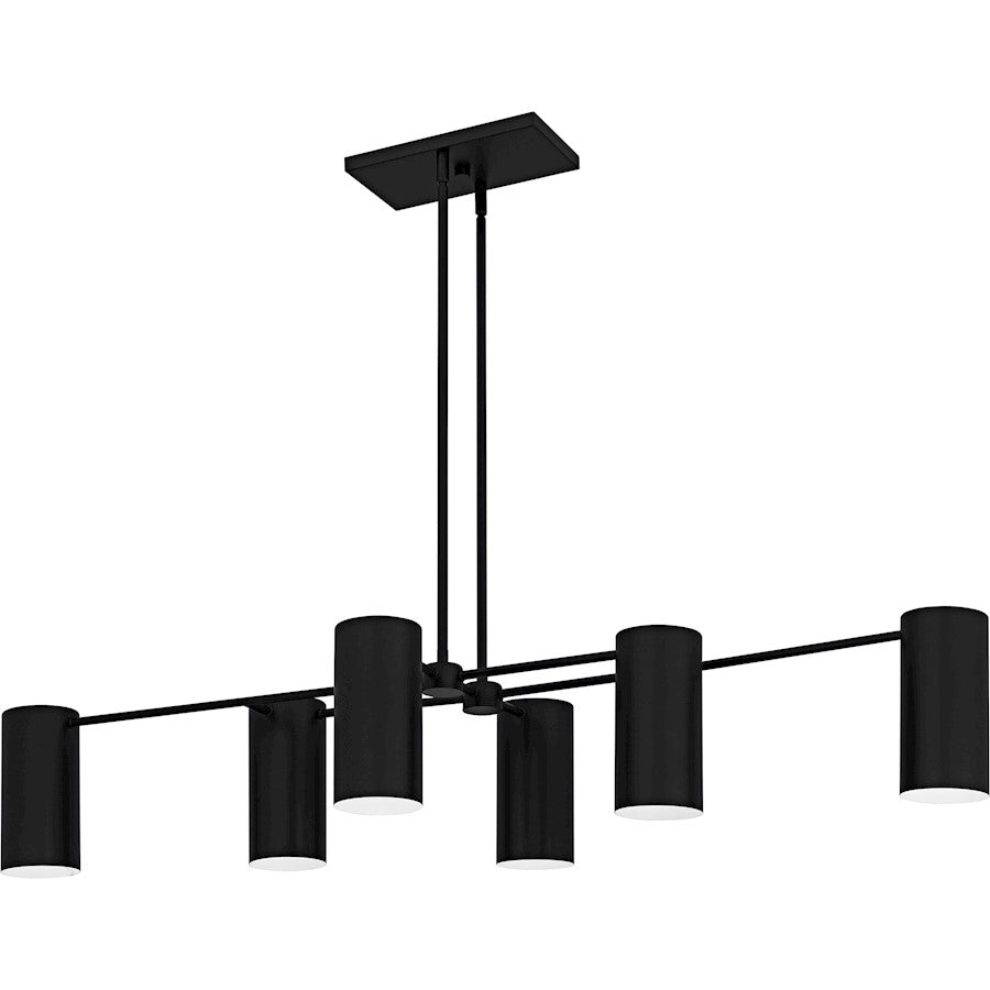Foreland 6Light Island Light, Matte Black/Metal