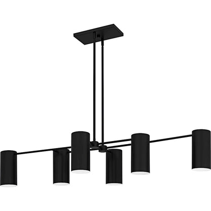Foreland 6Light Island Light, Matte Black/Metal
