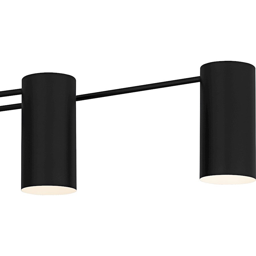 Foreland 6Light Island Light, Matte Black/Metal