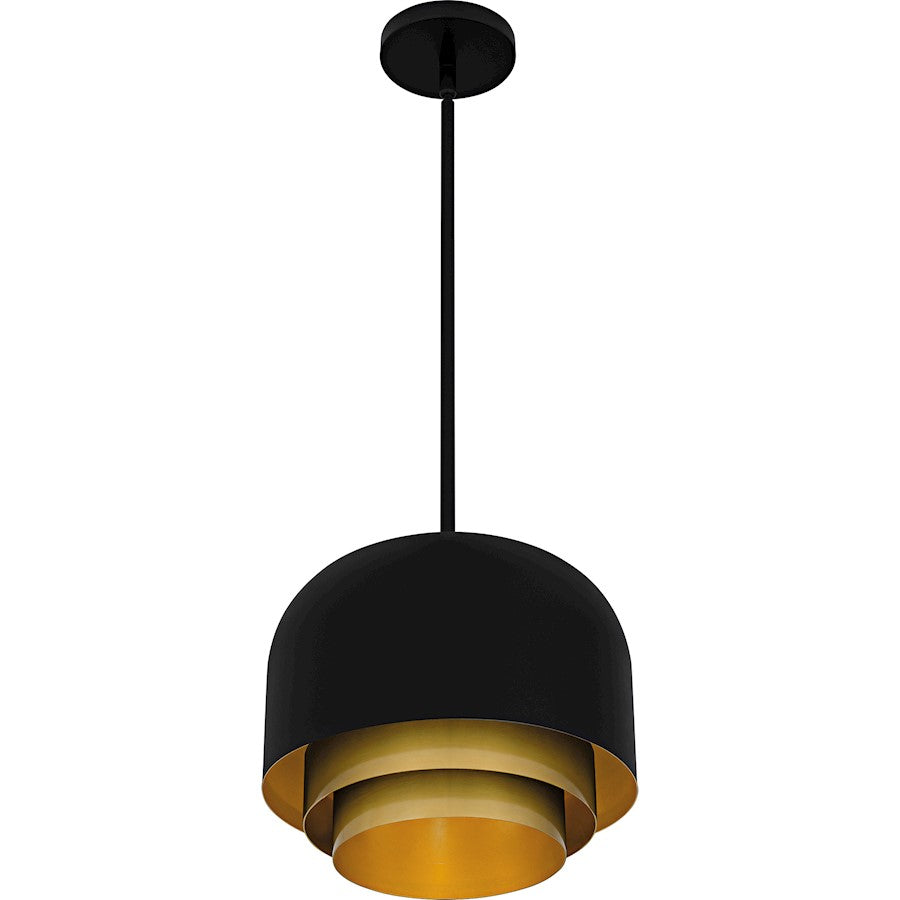Frankie 3Light Pendant, Matte Black/Metal