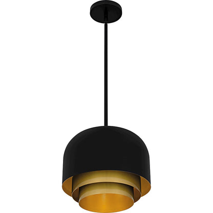 Frankie 3Light Pendant, Matte Black/Metal