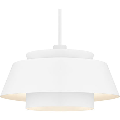 Lumi 3Light Pendant, Matte White/Metal