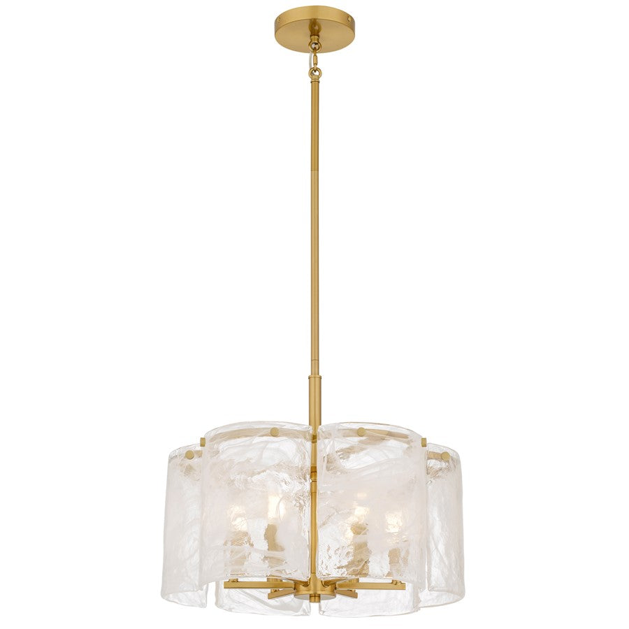 Quoizel Maisie 6-Lt 18" Brushed Gold Pendant, Brushed Gold - MAI2818BRG
