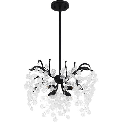 Maple 4 Light Pendant, Earth Black