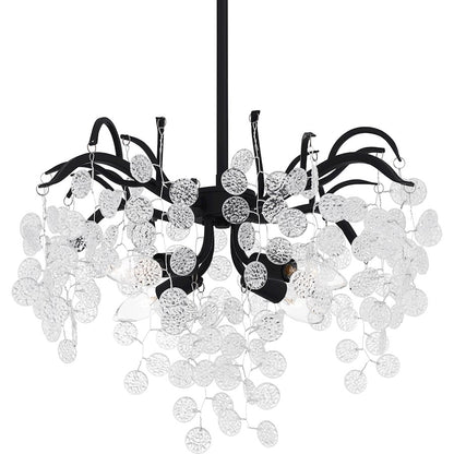 Maple 4 Light Pendant, Earth Black