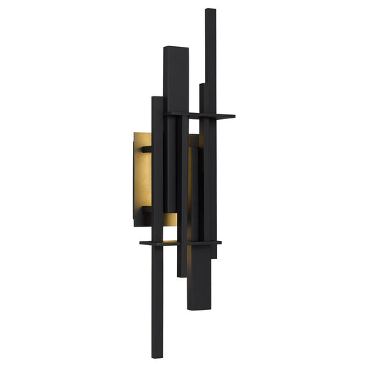 Quoizel Newton Integrated LED Outdoor Wall, Earth Black - NEWT8406EK