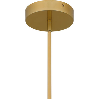 Azure Integrated LED Pendant, Matte Black/Metal