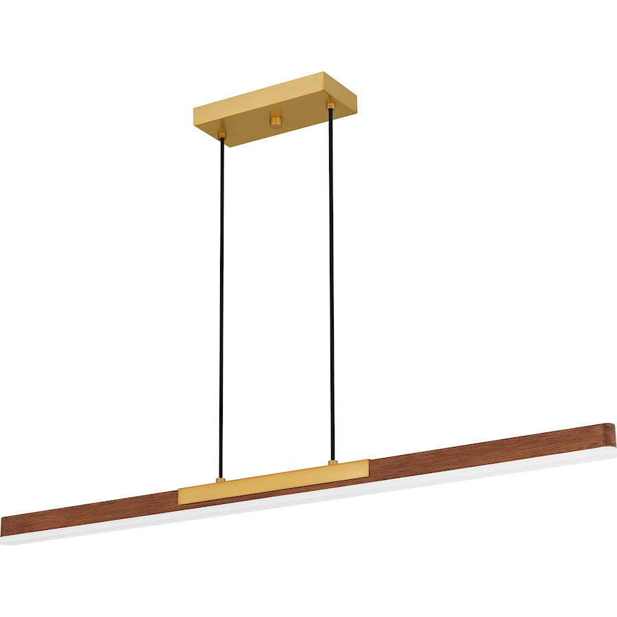 Colter Integrated LED Island Light, Brushed Gold