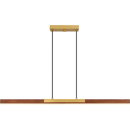 Colter Integrated LED Island Light, Brushed Gold