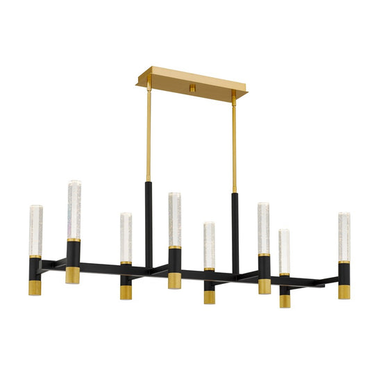 Quoizel Davies Integrated LED Brushed Gold Island Light, Gold - PCDAV844BRG