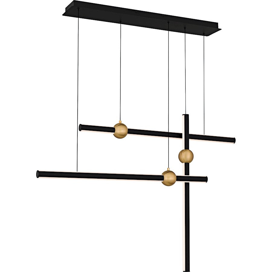 Quoizel Harvick Light Island Light, Matte Black/ - PCHVK144MBK
