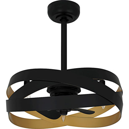 Zito 3Light Fandelier, Matte Black/Metal