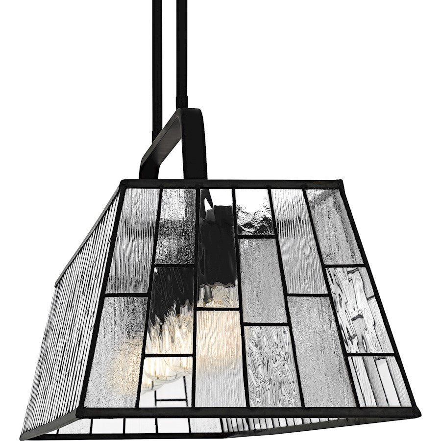 Rainier 5Lt Island Light, Black/Multitextured Art