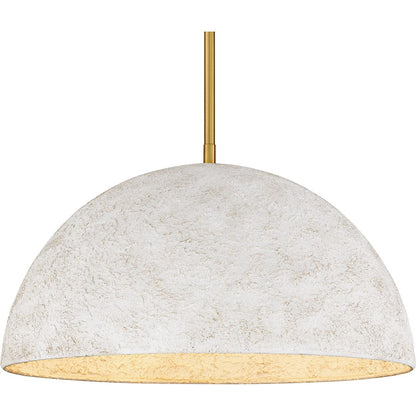 Portia 3Light Pendant, Brushed Gold/Metal