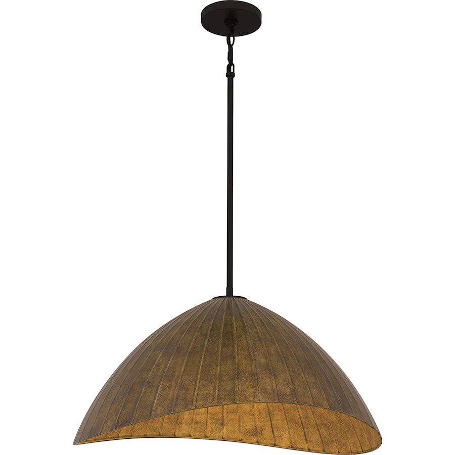 Quoizel Ariel 4Light Pendant, Matte Black/Metal - QP6788MBK
