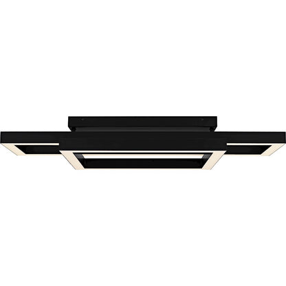 Lawless Light Semi-Flush Mount, Matte Black