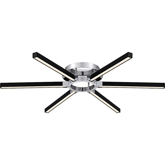 Quoizel Zealand Light Semi-Flush Mount, Polished Chrome/ - QSF6793C