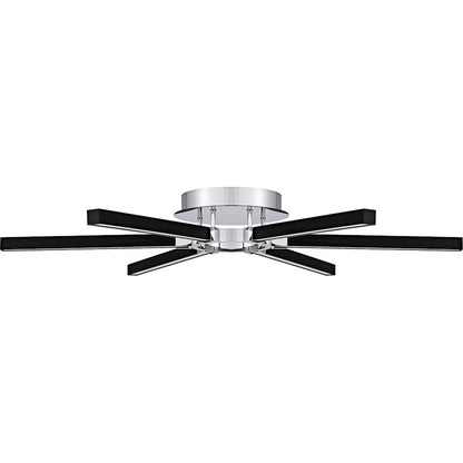 Zealand Light Semi-Flush Mount, Polished Chrome