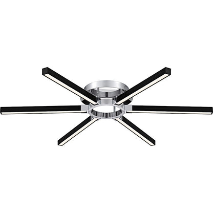 Zealand Light Semi-Flush Mount, Polished Chrome