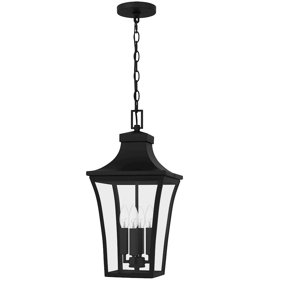 Quentin 4Light Mini Pendant, Earth Black/Clear Glass