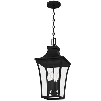 Quentin 4Light Mini Pendant, Earth Black/Clear Glass