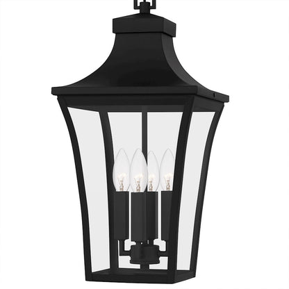 Quentin 4Light Mini Pendant, Earth Black/Clear Glass
