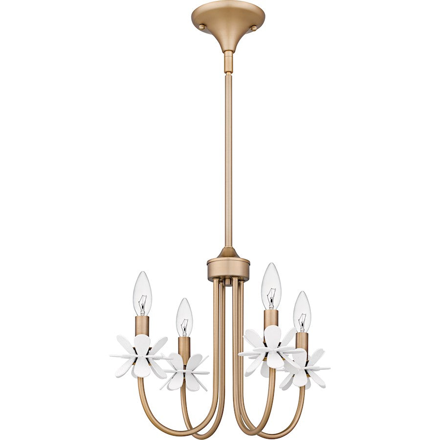 Remy 4Light Chandelier, Bronze Gold