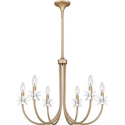 Quoizel Remy 6Light Chandelier, Bronze Gold/ - REY5030BGD