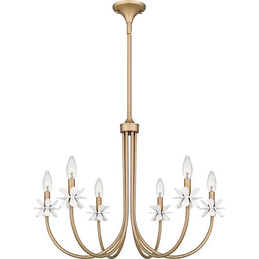 Quoizel Remy 6Light Chandelier, Bronze Gold/ - REY5030BGD