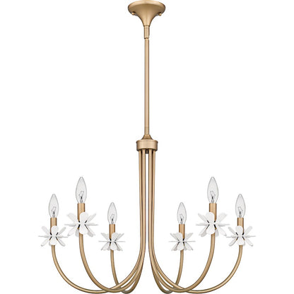 Remy 6Light Chandelier, Bronze Gold