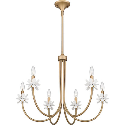 Remy 6Light Chandelier, Bronze Gold