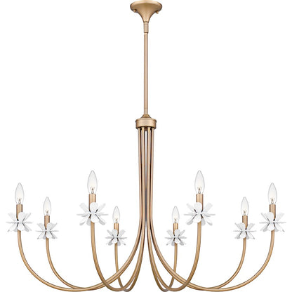 Quoizel Remy 8Light Chandelier, Bronze Gold/ - REY5042BGD