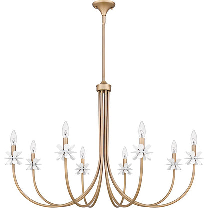 Remy 8Light Chandelier, Bronze Gold
